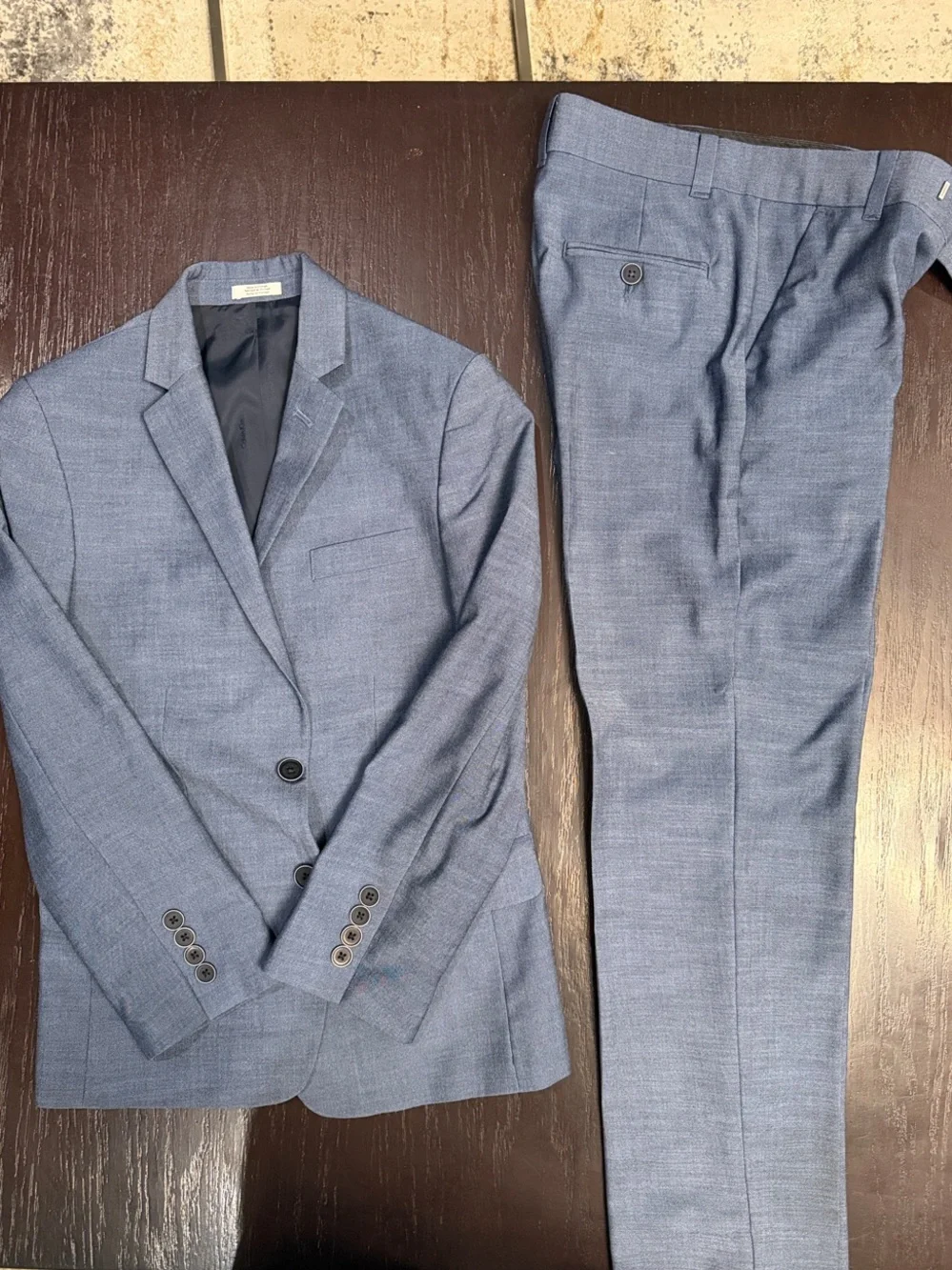Calvin Klein Light Blue Boys Suit Set